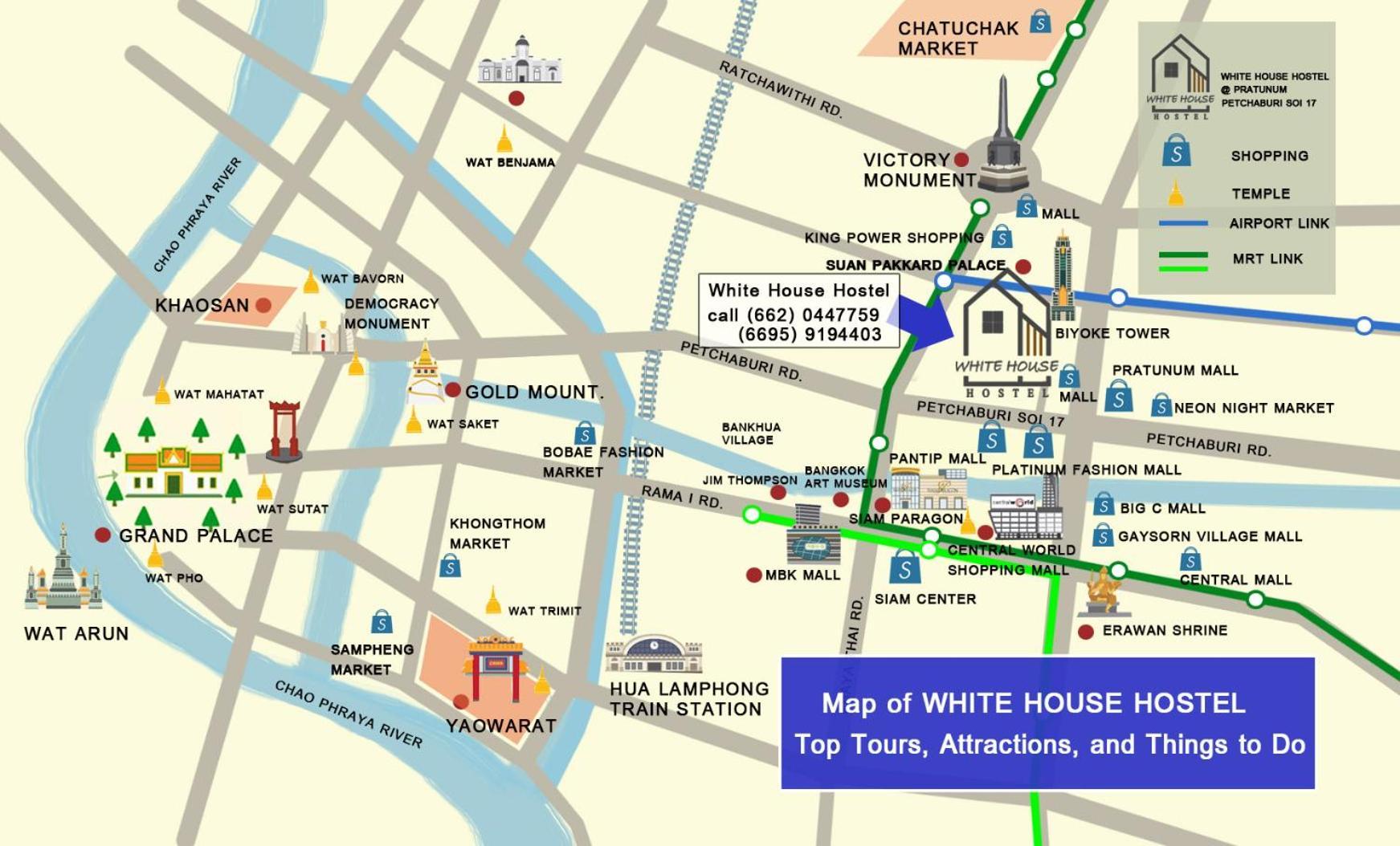 White House Hostel Bangkok Zewnętrze zdjęcie